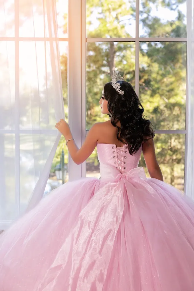 pink quinceanera dresses
