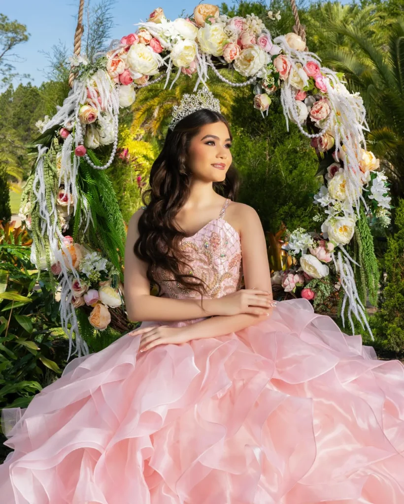 Pink dress for quince