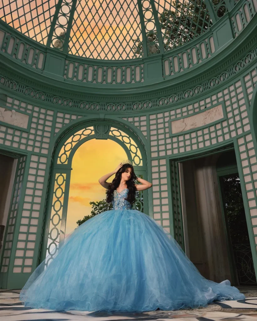 blue quinceanera dresses for damas