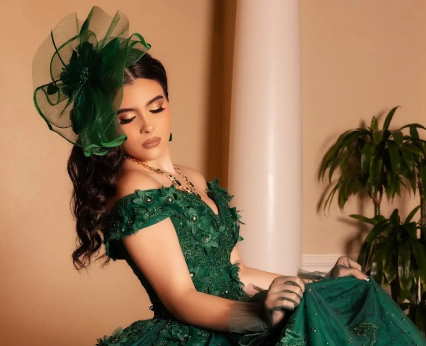 vestidos quinceañera verde